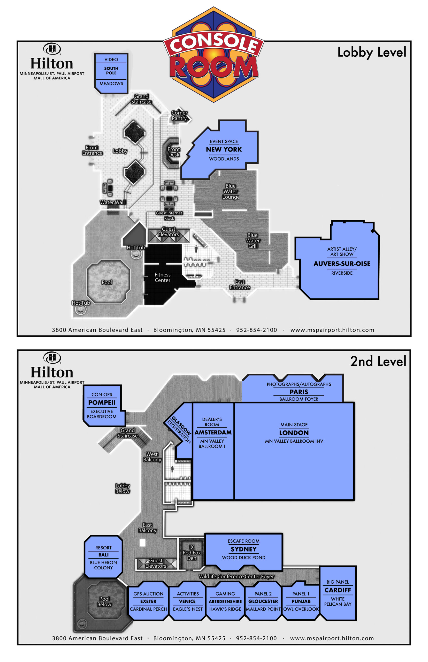 What To Expect CONsole Room   2024HotelMap Scaled 